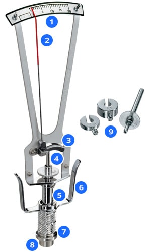 Riester schioetz tonometer details web