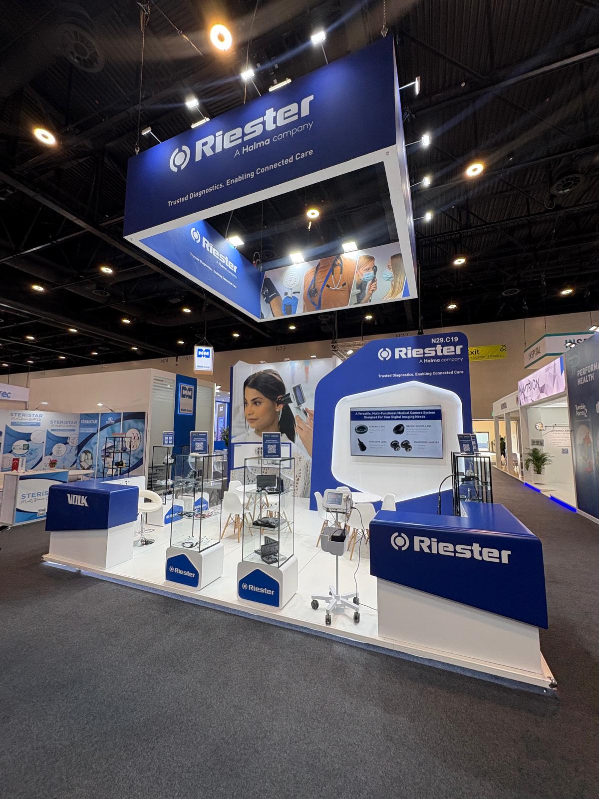 Riester stand, WHX Dubai 2026
