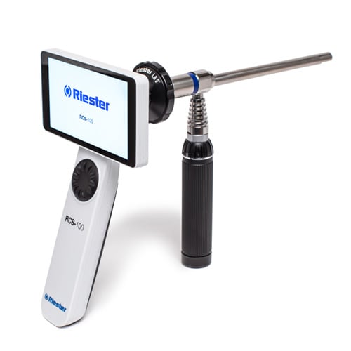 RCS-100 with endoscope adapter.