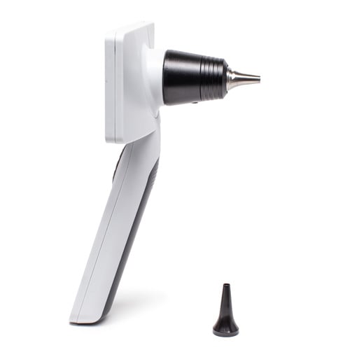 RCS-100 with otoscope lens without specula.