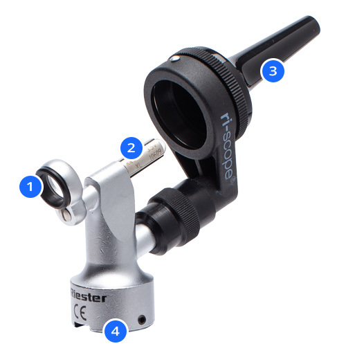 Riester operation otoscope human details copy