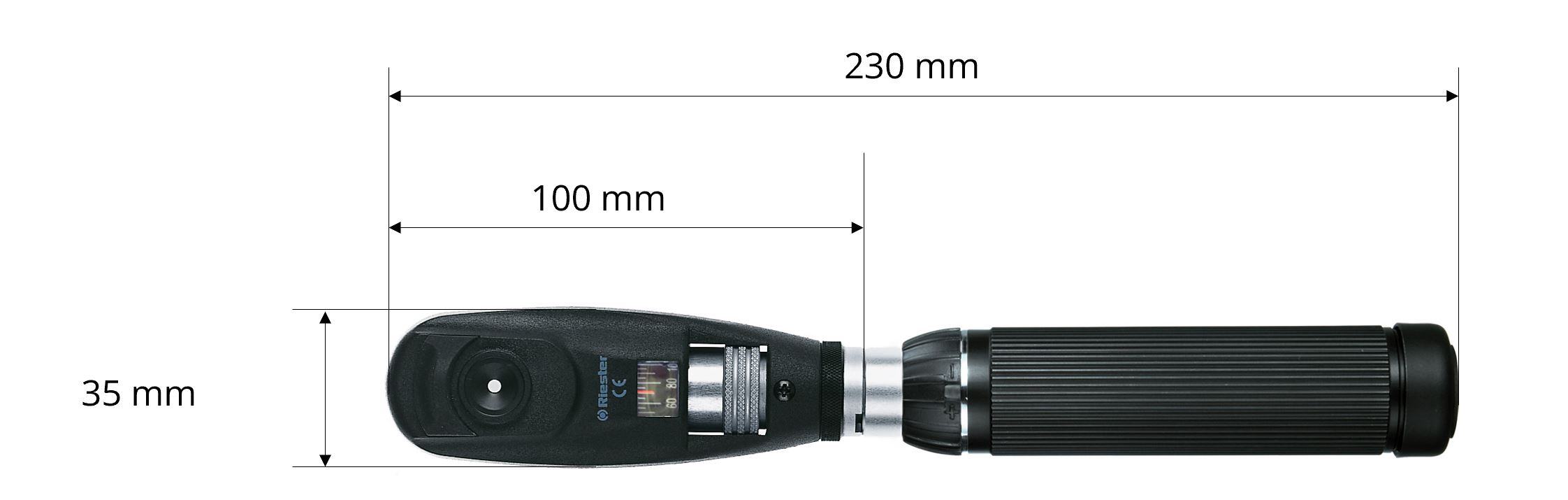 Riester ri-scope slit — Габариты и комплект поставки