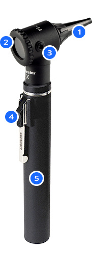 Riester ri-mini otoscope details photo